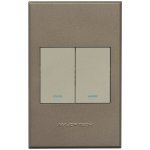 Two Lever Switch Cover Plates - Titanium bronze - Buy Online At 7 Triple 7