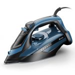 Sundu Steam Iron For Clothes With Rapid Heating Ceramic Coated Soleplate 1700W Steam Iron With Precise Thermostat Dial Self-clea