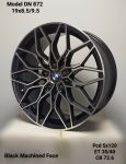 19" Bmw Fitment Alloy Rims 8.5J Front 9.5J Rear 5 120 Pcd
