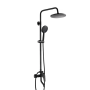 Matte Black Dual-function Shower Head Set
