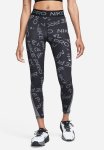 Nike W Np Df Mr 7 8 Tght Aop - Black black iron Grey white