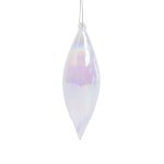 Icicle Stripe Glass. 6X21CM Pearl.