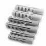 Building Fasteners Plastic Wall Plugs Grey 5MM 14MM Packs Of 100
