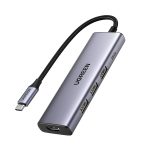 Ugreen Revodok 5-IN-1 Type-c Hub 4K HDMI Type-c USB3.0