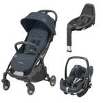 Maxi Cosi Jaya Travel System With FAMILYFIX3 Base And Pebble Pro Essential Graphite