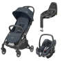 Maxi Cosi Jaya Travel System With FAMILYFIX3 Base And Pebble Pro Essential Graphite