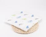 Baby Boy Muslin Swaddles - White Dinosaur