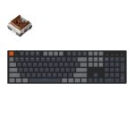 Keychron K5 Ansi Full Size Layout 104 Key - Brown Switch Rgb Hot-swap - Optical Wireless Low-profile Keyboard