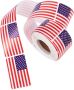 1ROLL Usa Flag Stickers For Scrapbooking Water Bottles Laptops And Projects