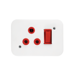 Switch Socket Sgl Ind. Dedicated 7390D 003
