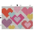 Pink & Purple Heart Card Holder 9 X 7CM
