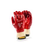 Dromex Gloves Pvc Red Std Gpvc kw Smooth