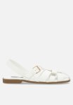 Madison Jerry Fisherman Sandal - White