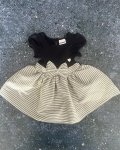 Earth Child Blue And Silver Bow Tie Dress 6 12M