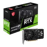 Msi Geforce Rtx 3050 Ventus 2X E Oc 6GB GDDR6 2304 Cuda Cores Dual Fan Cooling – New