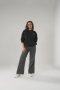 Printed Long Sleeve Crewneck Black XS
