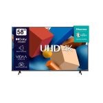 Hisense 58 Inch A6K 4K Uhd Smart Tv With Hdr & Dolby Digital - Black