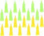 Board Game Building Pieces Rich Replacement Houses Green Yellow 40PCS
