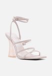 Laula Strappy Ankle Tie Heeled Sandal - Pink