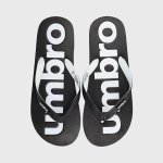 Umbra Umbro Mens Big Emboss Flip Flop _ 170323 _ Black - 7 Black