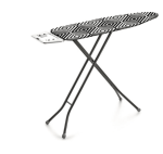 Salton Ironing Board -black Adjustable Foldable Durable Mesh Surface