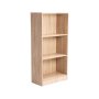 - Rampu 3 Shelf Bookcase - Oak