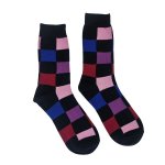 Adult Mad Checkered Anklet Socks - Factory Plaza