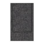2 Piece Chenille Bath Mat Set Silv