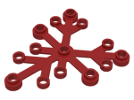 Parts Plant Leaves 6 X 5 2417 - Dark Red