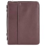 White Dove Designs Bible Cover-classic Faux Leather-brown-xlg