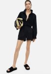 Linen Shorts - Black
