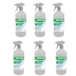 70% Alcohol Liquid Hand Sanitizer With Trigger Spray 1L - Pack Of 6