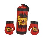 Super Fighter Kids Punching Bag Set