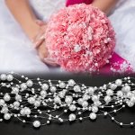 2 Yards 8+3MM Christmas Decoration Fishing Line Beads Chain Garland Flowers Wedding Party Decorations