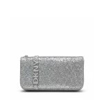 Avril Glitter Chain Crossbody Bag -silver