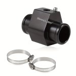 Water Coolant Temperature Sensor Adapter Connecting Pipe Radiator Sensor Adapter With 2 Stainless Steel Hose Snaps Radiator Hose