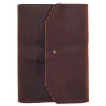 Genuine Leather Notebook – Button Closure