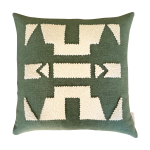 Natura L On Green Punch Needle Ndebele 1 Scatter Cover - 60CM X 60CM