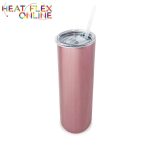 Double Wall 20OZ Stainless Steel Rose Gold Skinny Tumbler