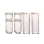 Canister Set 6 Piece Clear Bpa Free Airtight