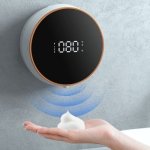 W1 Wall-mounted Smart Infrared Sensor USB Charging Foam Soap Dispenser White
