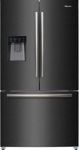 Hisense 536L French Door Fridge/freezer With Water/ice Dispenser Black Stainless Steel