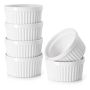6 Piece - Porcelain For Baking/pudding Custard Cups/dipping Sauces Bowl