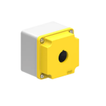 LPZM1A5 1 Hole Metal Enclosure Yellow