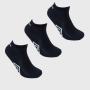 Umbra Umbro 3-PACK Ankle Socks _ 169709 _ Black - S / Black