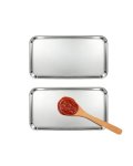 2 Pack Spoon Rest For Stove Top Kitchen Counter Stainless Steel Spoon Rest Coffee Spoon Holder Ladle Cooking Spatula Rest Heat-r