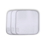 Shnuggle Bamboo Wash Cloths Flannels - White