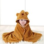 Gucilulu Hooded Baby Towel - Premium Soft Bath Towel For Baby Newborn Infant - Ultra Absorbent Natural Baby Stuff Towel Soft Cor