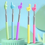 1PC Telescopic Teacher Pointer Extendable Hand Index Finger Rod MINI Telescopic Classroom Pointer For Primary And Preschool Teac
