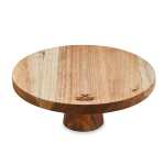 Adobe Adore Handcrafted Wooden Cake Stand Multiple Sizes Available - Large